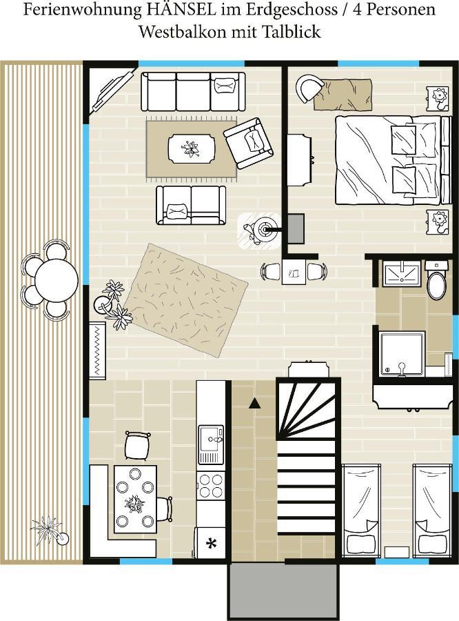 Ferienblockhaus 'Am Kunstberg' Apartment Altenau  Luaran gambar